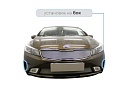 Защитная сетка радиатора боковые для Kia Cerato III Рестайлинг (Classic)