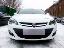 Защитная сетка радиатора для Opel Astra J Рестайлинг