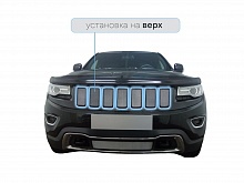 Защитная сетка радиатора верх для Jeep Grand Cherokee IV (WK2) Рестайлинг