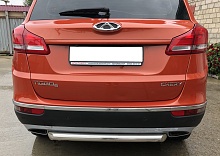Защита заднего бампера d60 мм для Chery Tiggo 5 I Рестайлинг