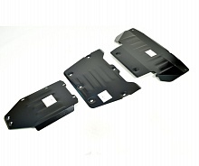 Защита радиатора, картера и КПП (3 части) для BMW 5 серии V (E60/E61) Рестайлинг