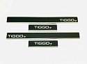 Накладки на пороги нержавеющая сталь под карбон 4шт. для Chery Tiggo 7 I