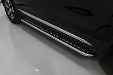 Пороги с площадкой 42,4 мм для Changan CS75 I Рестайлинг