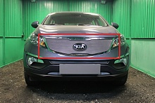 Защитная сетка радиатора верх для Kia Sportage III Рестайлинг