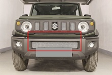Защитная сетка радиатора низ и центр 2 части для Suzuki Jimny IV