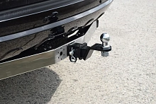 Фаркоп Pt group с типом шара E с нерж.накладкой для Great Wall Hover H3 I Рестайлинг