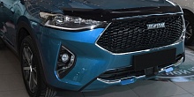 Дефлектор капота темный для Haval F7x I Рестайлинг