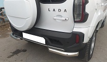 Защита заднего бампера угловая d60 мм для LADA (ВАЗ) Niva I Рестайлинг (Travel)