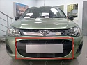 Защитная сетка радиатора комплект 2 части для LADA (ВАЗ) Kalina II