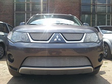 Защитная сетка радиатора низ для Mitsubishi Outlander II