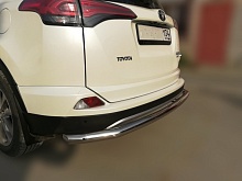 Защита заднего бампера d60 мм для Toyota RAV4 IV (XA40) Рестайлинг