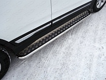 Пороги с площадкой 42,4 мм для Chery Tiggo 5 I