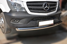 Защита переднего бампера d76 мм для Mercedes-Benz Sprinter (NCV3) II Рестайлинг