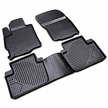 Коврики в салон полиуретан 4шт для Peugeot 4007