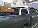 Защитные дуги d76 мм для Toyota Hilux VIII Рестайлинг