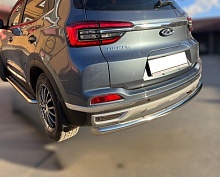 Защита заднего бампера d60 мм для CHERY Tiggo 4 Pro I Рестайлинг