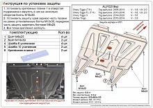 Защита картера и КПП для Chery Tiggo 3 I