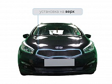 Защитная сетка радиатора верх для Kia Ceed II Рестайлинг