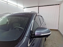 Дефлекторы окон 2D с хром накладками 6 шт. для Kia Sorento III Prime