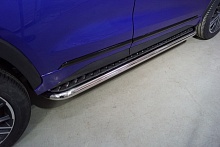 Пороги с площадкой 60,3 мм для EXEED LX I Рестайлинг