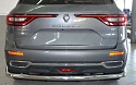 Защита заднего бампера угловая большая d60 мм для Renault Koleos II