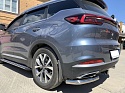 Защита заднего бампера угловая d60 мм для Chery Tiggo 7 Pro I