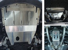 Защиты комплект (картер, КПП и РК) для Infiniti QX50 I Рестайлинг