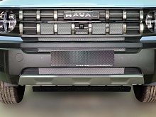 Комплект сеток chrome верх 5 частей и низ 3 части для Haval H3 I