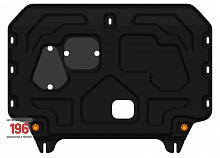 Защита картера и КПП для Kia Soul I Рестайлинг