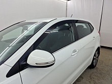 Дефлекторы окон 2D 6 шт (для кузова хэтчбек) для Kia Rio III Рестайлинг