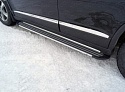 Пороги алюминиевые "Slim Line Silver" 1720 мм для Haval H6