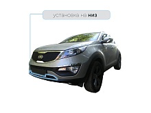 Защитная сетка радиатора низ для Kia Sportage III Рестайлинг