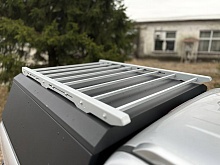 Экспедиционный багажник на крышу кунга серебрянный для JAC T9 I 