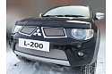 Защитная сетка радиатора верх для Mitsubishi L200 IV