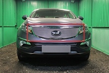 Защитная сетка радиатора верх для Kia Sportage III Рестайлинг