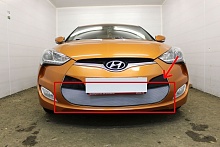 Защитная сетка радиатора низ для Hyundai Veloster I