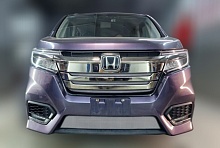 Комплект сеток chrome верх 4 части и низ для Honda Stepwgn V Рестайлинг