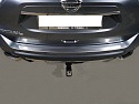 Накладка на задний бампер шлифованный лист для Nissan X-Trail III Рестайлинг