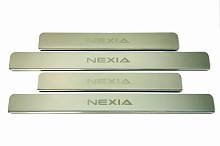 Накладки на пороги из нержавеющей стали 4шт. для Daewoo Nexia I