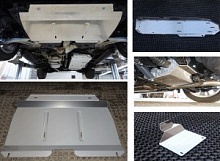 Защиты комплект (картер и КПП, дифференциал, бак) для Nissan Pathfinder IV