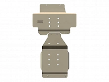 Защита картера и КПП для Nissan Patrol VI (Y62) Рестайлинг II