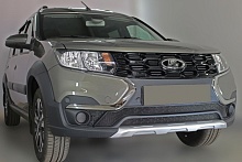 Комплект сеток black верх 3 части и низ 2 части для LADA (ВАЗ) Largus I Рестайлинг