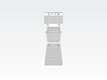 Защита картера и КПП (3 части) для Toyota Tundra II