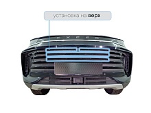 Защитная сетка радиатора верх 4 части для EXEED TXL I Рестайлинг 1