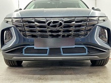 Зимняя заглушка радиатора на стяжке низ 2 части гибрид для Hyundai Tucson IV