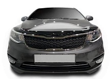 Дефлектор капота темный для Kia Rio III Рестайлинг