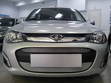 Защитная сетка радиатора комплект 2 части для LADA (ВАЗ) Kalina II