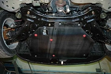 Защита картера и КПП для Mitsubishi Galant IX Рестайлинг 2