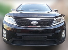 Комплект сеток black низ и центр для Kia Sorento II Рестайлинг