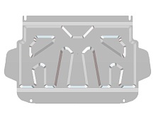 Защита картера для Mitsubishi Pajero IV Рестайлинг 2